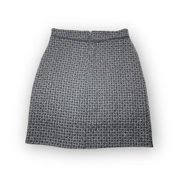 Lapis Black Gray Tweed Skirt Women’s Size Medium NWT - Picture 2 of 12